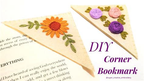 How to make an Embroidery Bookmark / Embroidered Bookmark Tutorial