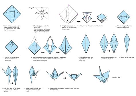 How to make an Origami crane stepbystep instructions Cómo hacer