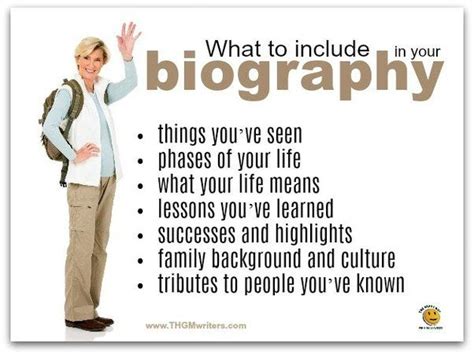 How to make an biography