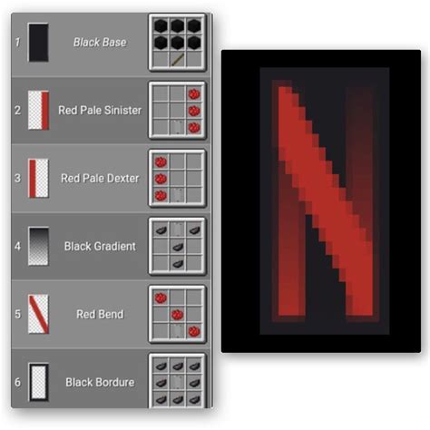 How to make an e banner in minecraft. In Minecraft, these are the materials you can use to craft the Letter X banner: 2 Black Dye. 1 White Dye. 1 White Banner. TIP: You can change the color of the Letter X that appears on the banner. Just replace the black dye with another dye when crafting the banner in the loom. For example, use 2 red dye instead of 2 black dye to craft a red ... 