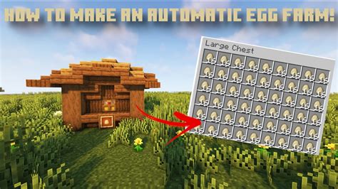 How to make an egg farm minecraft