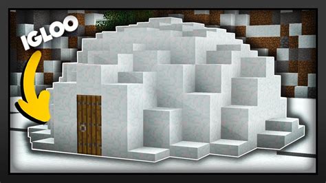 How to make an igloo in minecraft