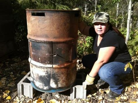 How to make an incinerator. To get a fire started, rip up some cardboard or wad up a couple sheets of newspaper to drop in the bottom of the barrel. Add some small, dry kindling on top, then you can load wood scraps in. If ... 