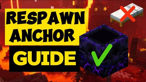 How to make and use respawn anchor in Minecraft 1 19