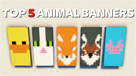 How to make animal banners in minecraft
