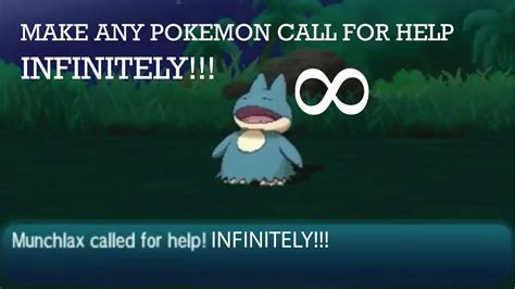 How to make any Pokemon call for help INFINITLEY when SOS