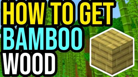 How to make bamboo in minecraft