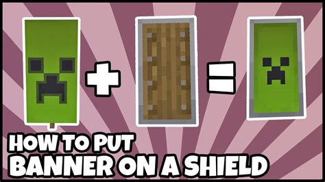 How to make banner shield minecraft