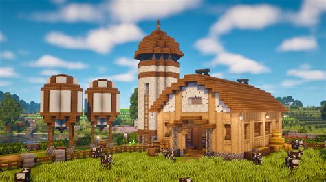 How to make barn in minecraft