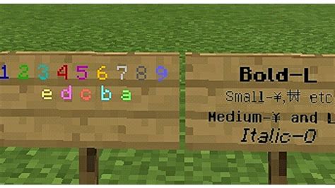 How to make bold letters in minecraft
