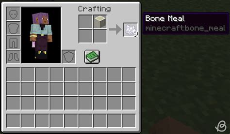 How to make bone meal in minecraft