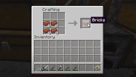 How to make brick stairs in minecraft
