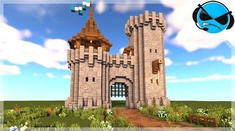 How to make castle gate in minecraft