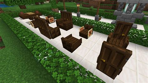 How to make chairs minecraft