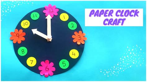 How to make clock with paper.  Creating a handmade paper clock can be a f...