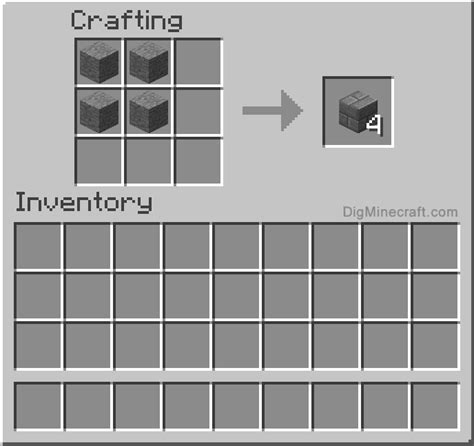 How to make cobblestone bricks in minecraft