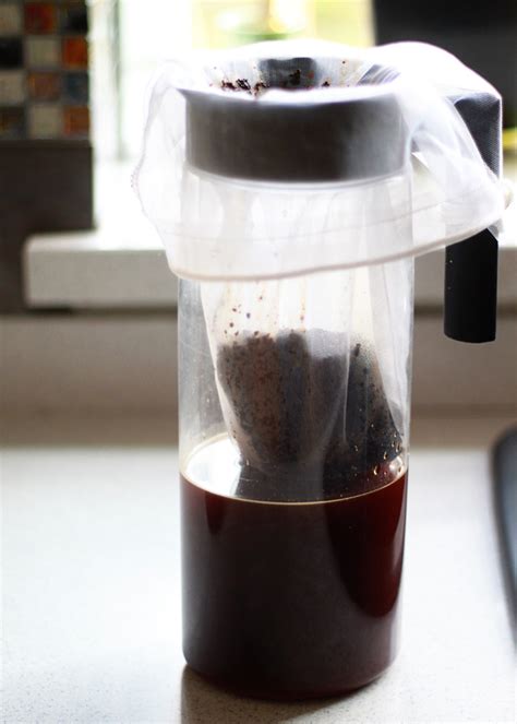 How to make cold brew concentrate. Step 7. Once the 12-24 hours have passed, carefully hold the Toddy over the glass decanter and pull the rubber stopper out from the bottom. Place the Toddy down on the decanter and allow it to fully drain. Place the rubber top into the decanter so it seals and move to the refrigerator. You now have cold brew concentrate that can be used for ... 