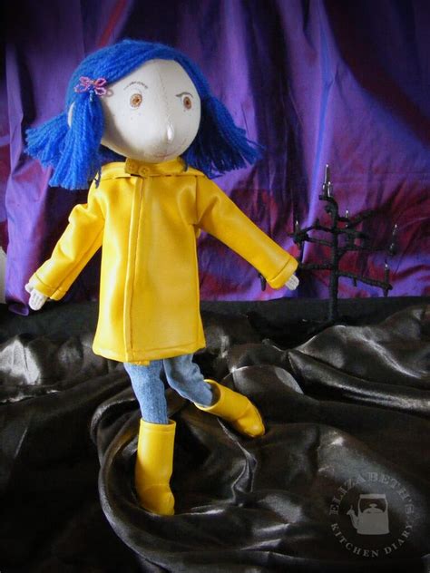 Hello my lovelies! I wanted to remake the Coraline Doll without the clay! So,Coraline Doll made with fabric! Thrifted fabric!Coraline Rag Doll! I design the .... 