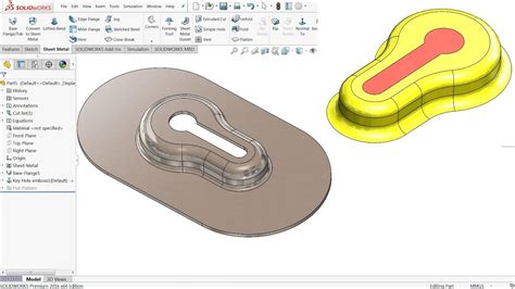 How to make custom forming tool in Solidworks Sheet metal YouTube