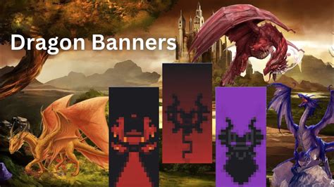 How to make dragon banner in minecraft