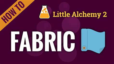 How to make fabric - Little Alchemy 2 Complete Cheats Guide