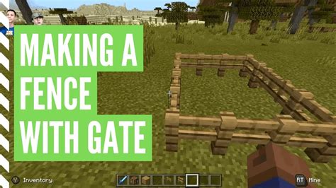 How to make fence in minecraft gate