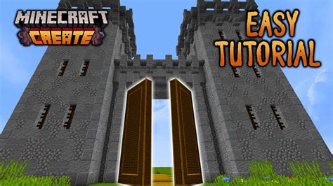 How to make gate door in minecraft