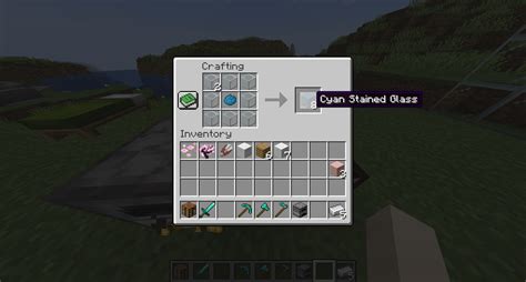How to make glass in minecraft pe