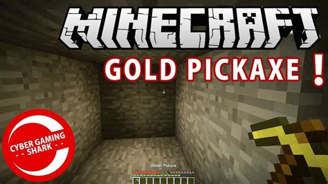 How to make gold pickaxe in minecraft
