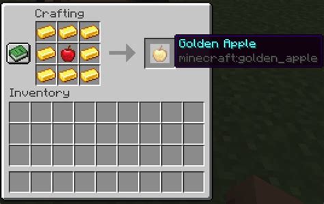 How to make golden apples in minecraft
