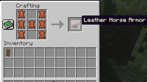 How to make horse armor on minecraft