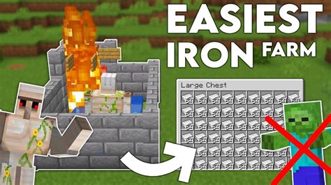 How to make iron farm in minecraft