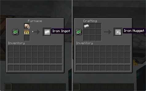 How to make iron nuggets in Minecraft 1 19 update