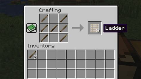 How to make ladders in minecraft