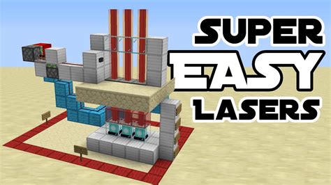 How to make lasers in minecraft