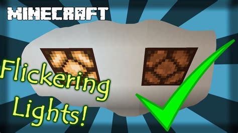 How to make lights flicker in minecraft