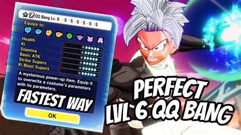 How to make lvl 6 qq bangs. Published Sep 28, 2022. QQ Bang Formulas let players change costume stats in Dragon Ball Xenoverse 2. These are the best recipes for the QQ Bangs in the game. One of the major things that set... 