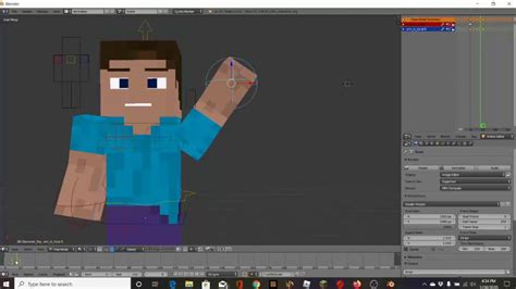 How to make minecraft animations with blender