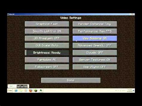 How to make minecraft pc run faster