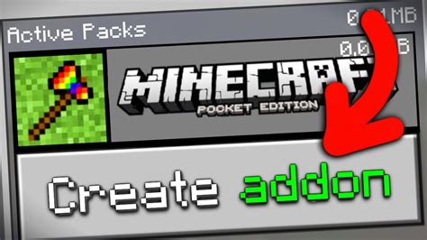 How to make minecraft pe addons