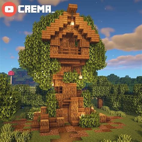How to make minecraft treehouse