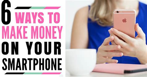 How to make money from your phone. Feb 8, 2024 · 1. Pick up freelance work online. Make money online through websites such as Upwork, Fiverr and Freelancer.com. These sites offer opportunities to do a variety of freelance jobs, such as writing ... 