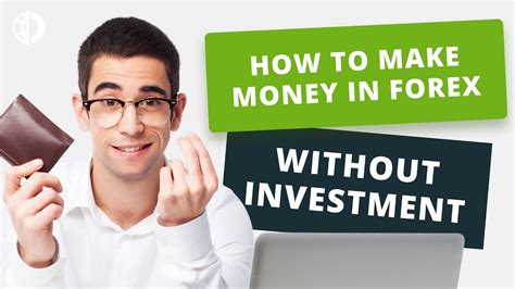 How to make money in forex without actually trading. Demo accounts are another excellent way to trade Forex without any investment. These are free accounts offered by most brokers. The accounts provide a free-risk space to trade Forex without the risk of losing money. Demo accounts are popular among newbies in Forex who want to learn and sharpen their skills without worrying about financial losses. 