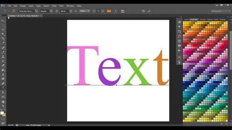 How to make multicolored text in (change font color using