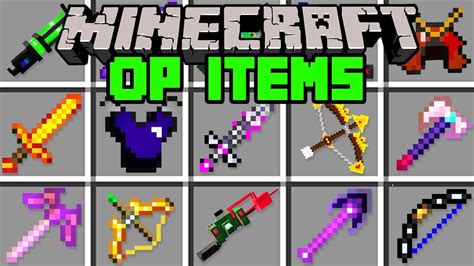 How to make op items in minecraft