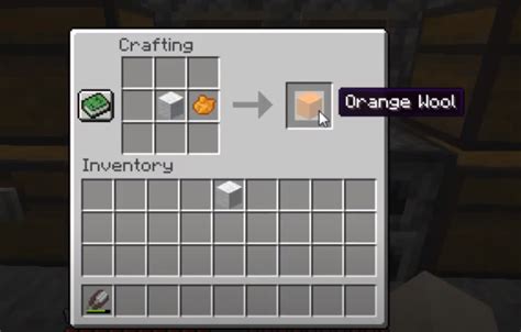 How to make orange wool in minecraft