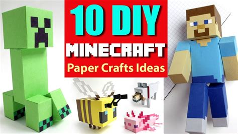 How to make papercraft minecraft