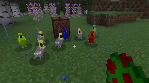 How to make parrots dance in Minecraft