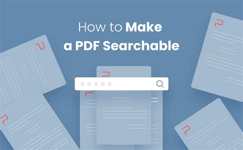 How to make pdf searchable. January 9, 2023. Uncategorized. TLDR: Use SuperTool’s Online OCR tool to convert a PDF to Word. Download the Word file and edit it as needed. Then, save it as a PDF: the new PDF will be searchable. This will change the formatting and remove images, but the very positive result is that it will make the PDF text far more … 