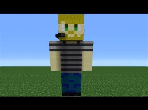How to make pewdiepie in minecraft